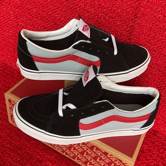 Vans Sk8-Low 2-Tone Black/Winter Sky MENS - Picture 11 of 16